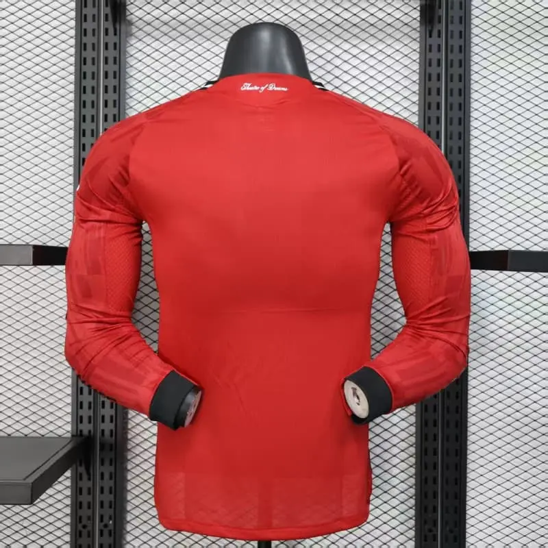 Camiseta Manchester United 2025/2026 Home ML Rojo (EDICIÓN JUGADOR)