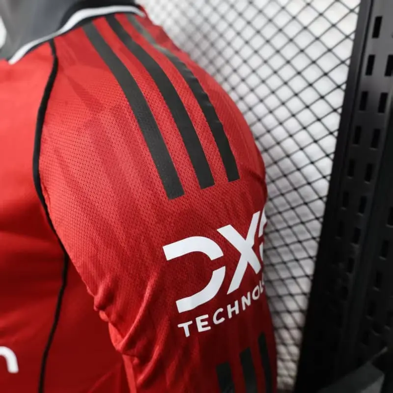 Camiseta Manchester United 2025/2026 Home ML Rojo (EDICIÓN JUGADOR)