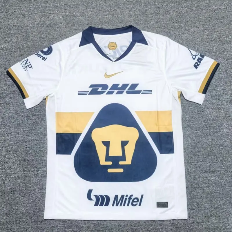 Camiseta Pumas UNAM 2025/2026 Home Blanco