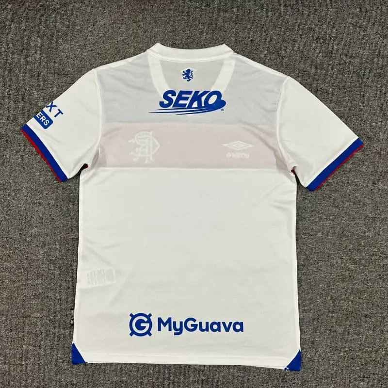 Camiseta Rangers FC 2025/2026 Away Blanco