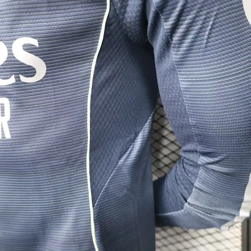 Camiseta Real Madrid 2025/2026 Away ML Azul Marino (EDICIÓN JUGADOR)