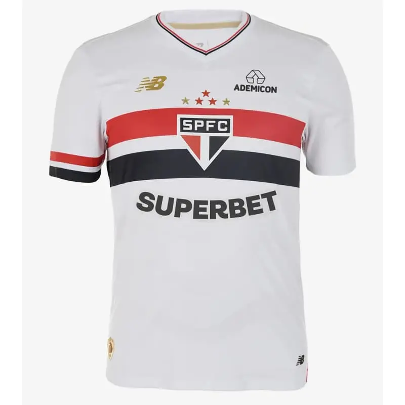 Camiseta São Paulo 2025/2026 Home Blanco
