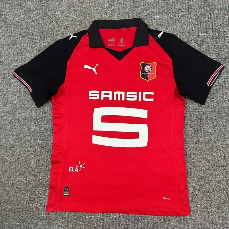 Camiseta Stade Rennais 2025/2026 Home Rojo