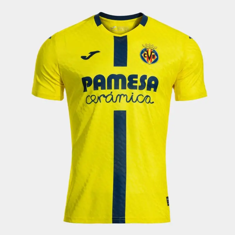 Camiseta Villarreal 2025/2026 Home Amarillo con Parche La Liga