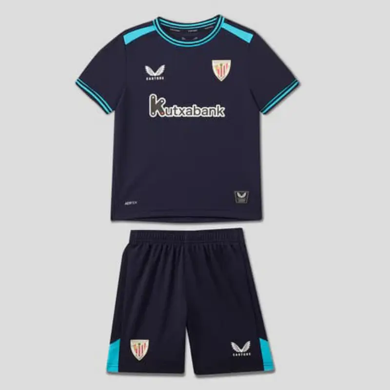 Camiseta Athletic de Bilbao 2025/2026 Away Azul Marino Niño Kit