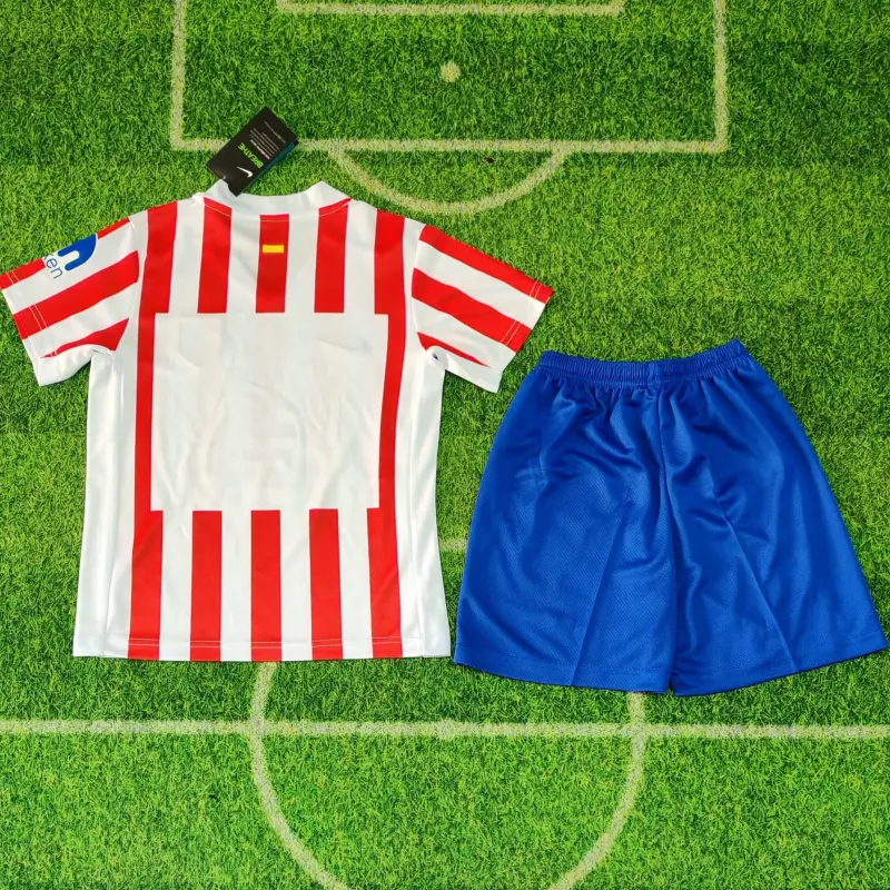 Camiseta Atlético de Madrid 2025/2026 Home Rojo/Blanco Niño Kit