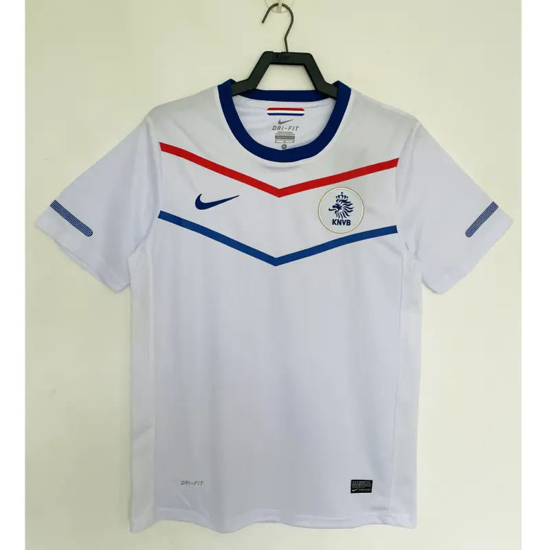 Camiseta Holanda Retro 2010 Away Blanco