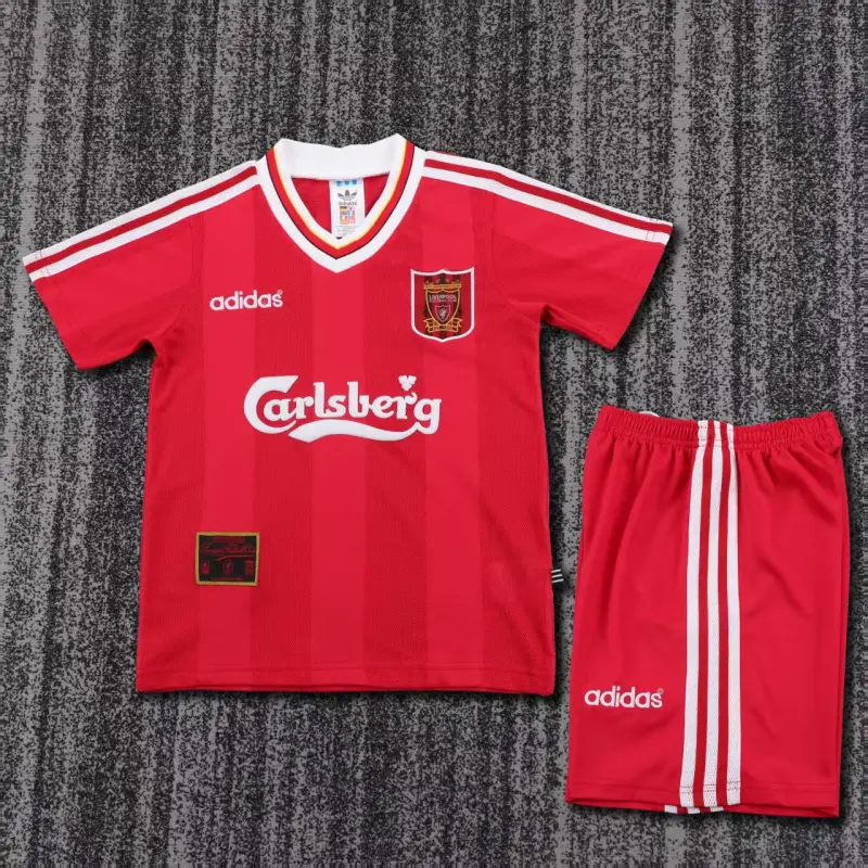 Camiseta Liverpool Retro 1995/96 Home Rojo Niño Kit