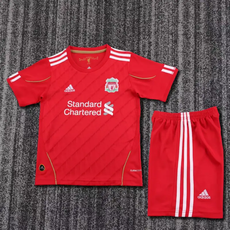 Camiseta Liverpool Retro 2010 Home Rojo Niño Kit