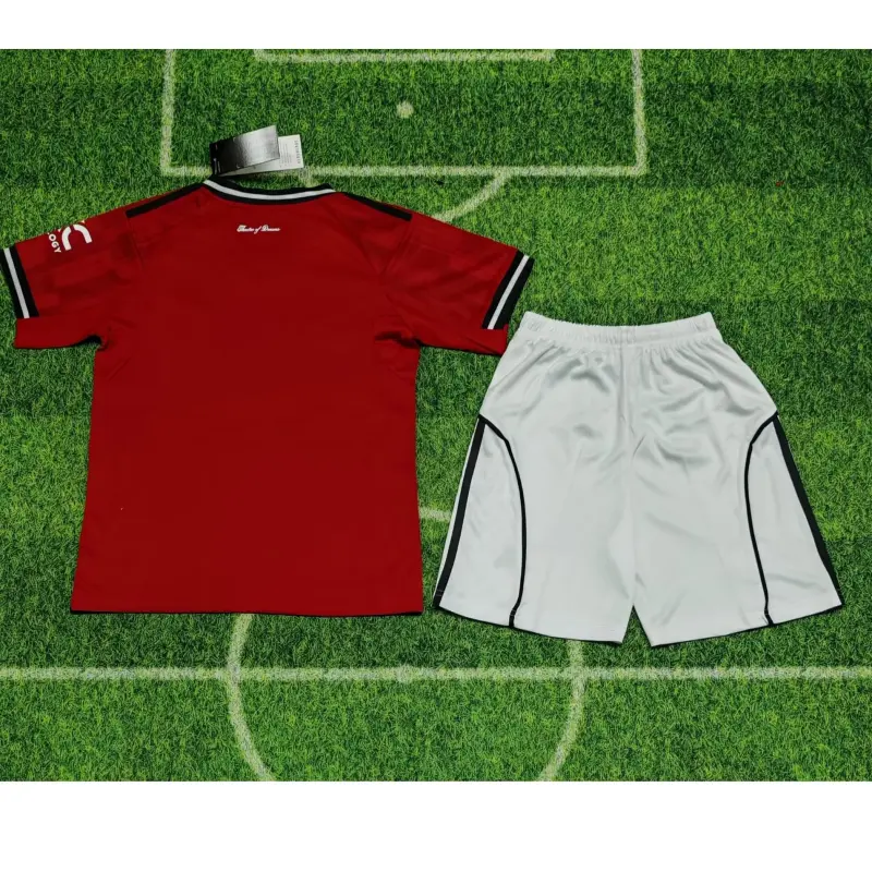 Camiseta Manchester United 2025/2026 Home Rojo Niño Kit