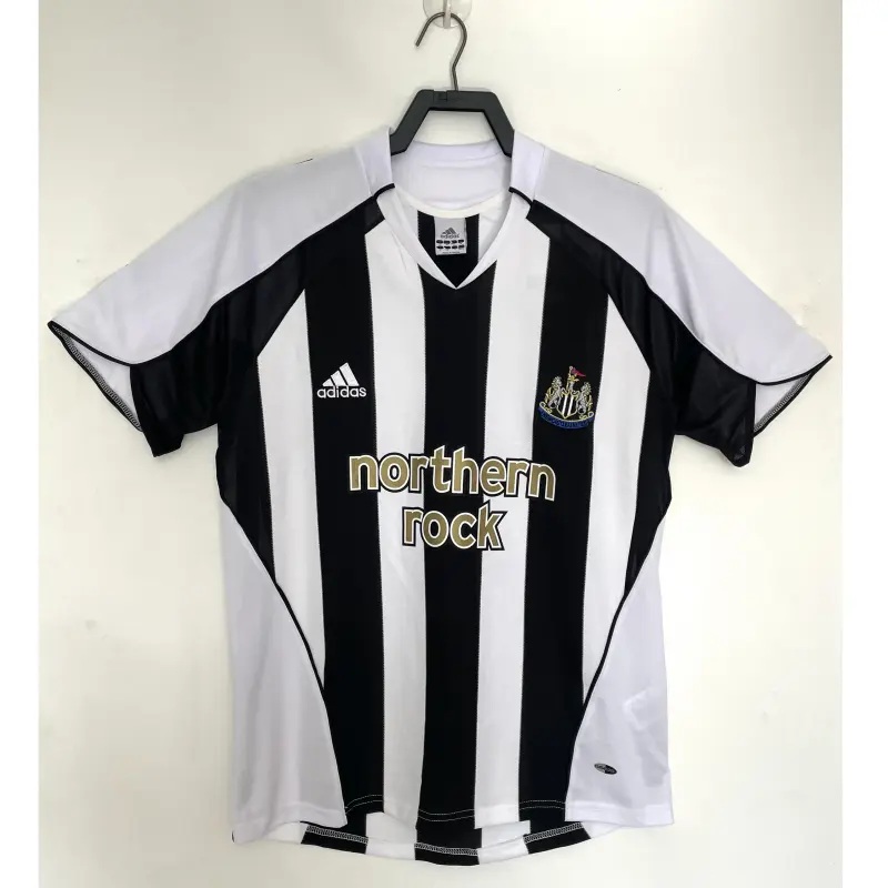 Camiseta Newcastle United Retro 2005/06 Home Negro/Blanco