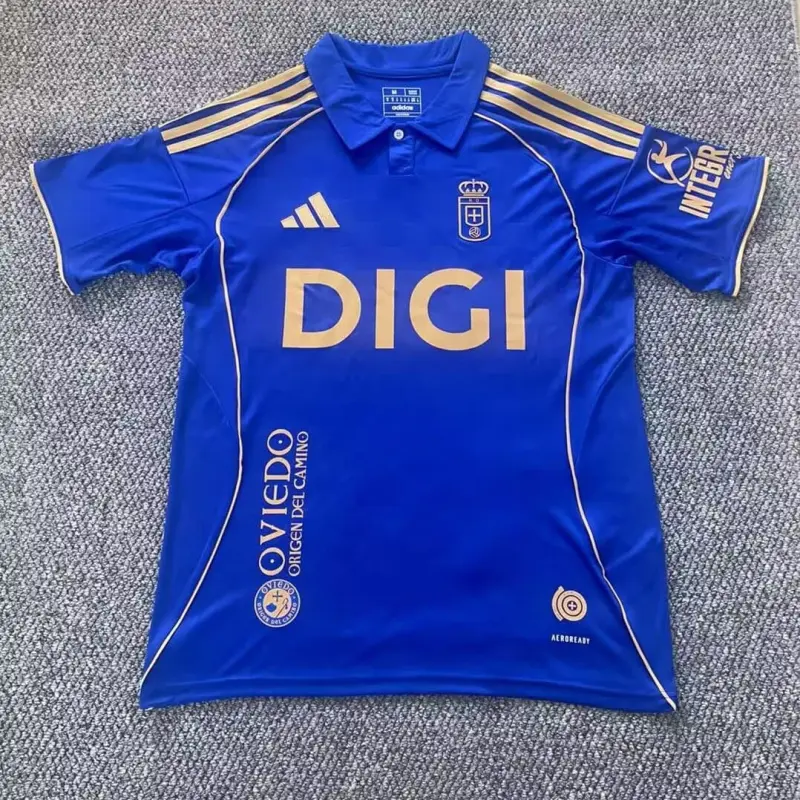 Camiseta Real Oviedo 2025/2026 Home Azul