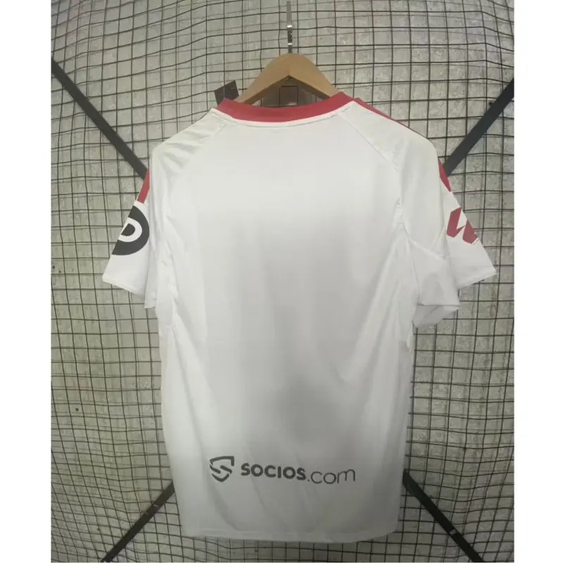 Camiseta Sevilla FC 2025/2026 Home Blanco con Parche La Liga