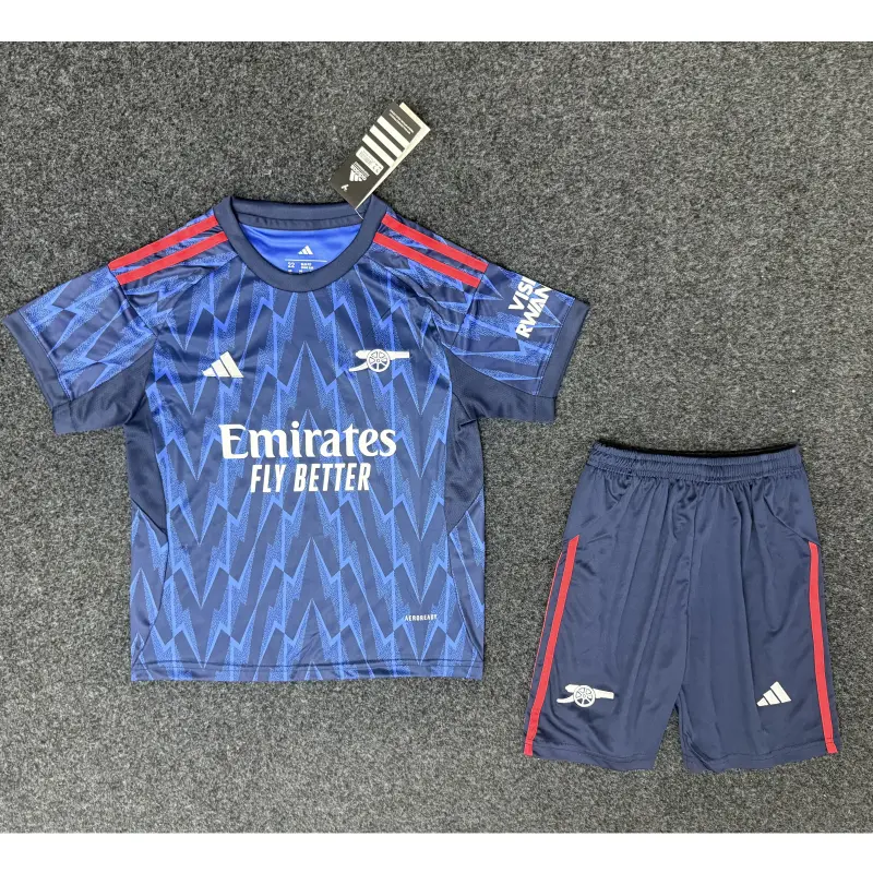 Camiseta Arsenal 2025/2026 Away Azul Niño Kit
