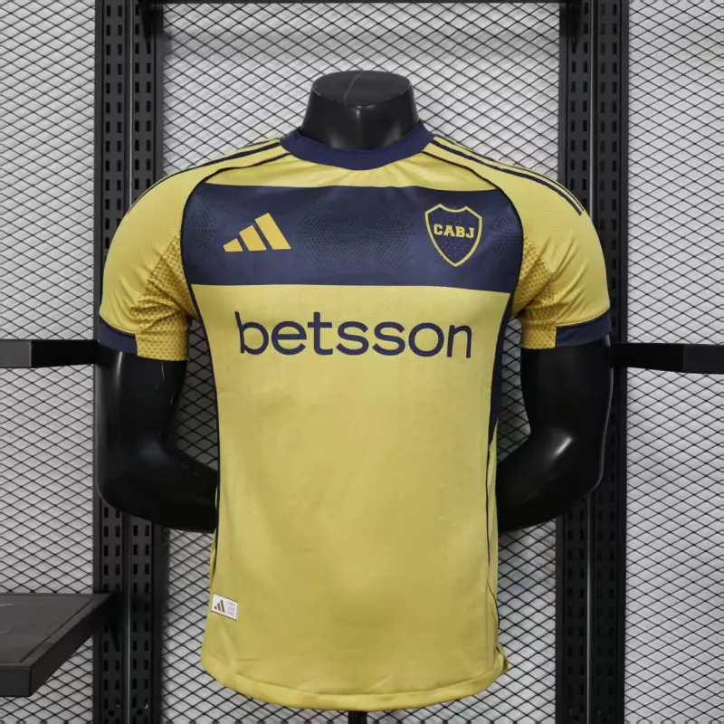 Camiseta Boca Juniors 2025/2026 Away Amarillo (EDICIÓN JUGADOR)