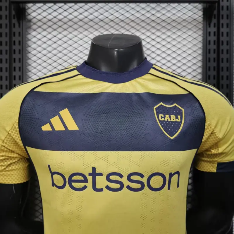 Camiseta Boca Juniors 2025/2026 Away Amarillo (EDICIÓN JUGADOR)