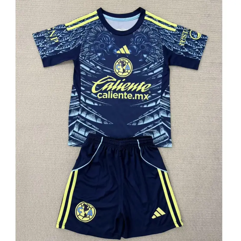 Camiseta Club América Away 2025/2026 Azul Niño Kit