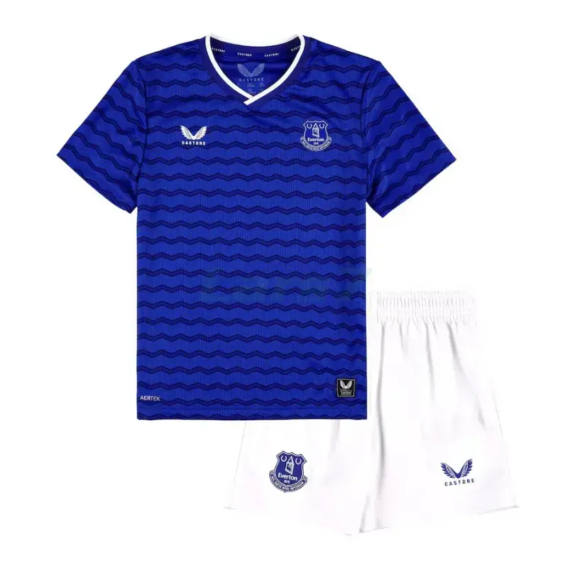 Camiseta Everton FC 2025/2026 Home Azul Niño Kit