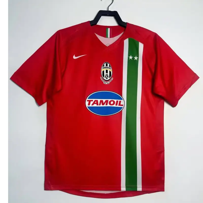 Camiseta Juventus 2005/06 Away Retro Rojo
