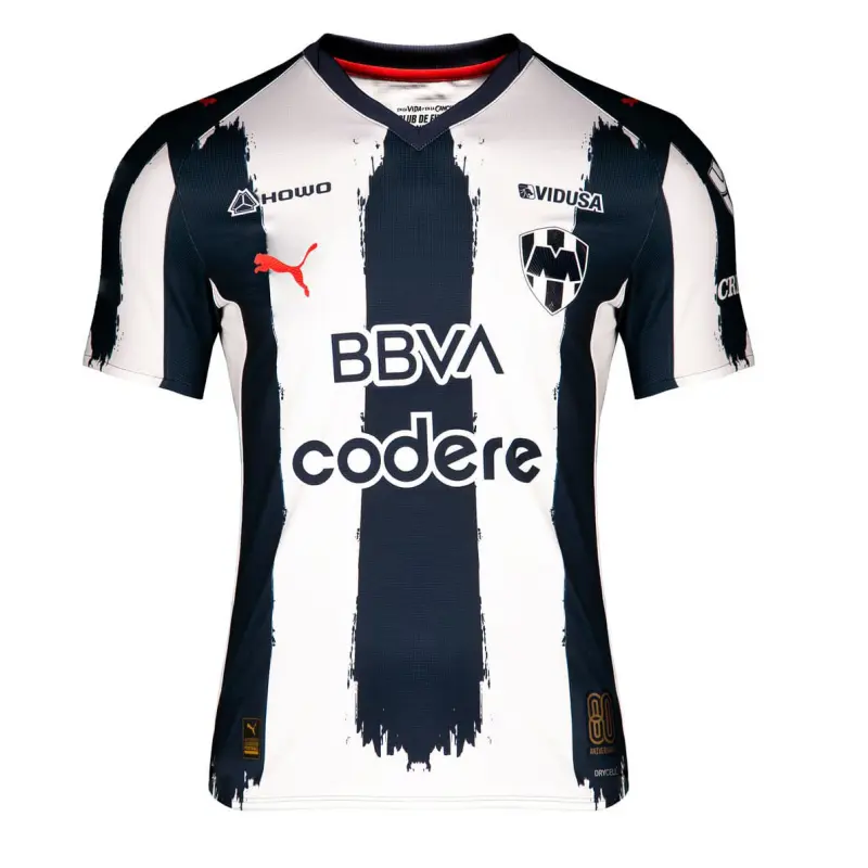 Camiseta Monterrey 2025/2026 Home Blanco/Azul Marino