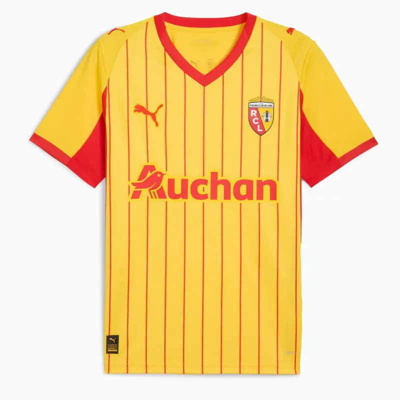 Camiseta RC Lens 2025/2026 Home Amarillo/Rojo