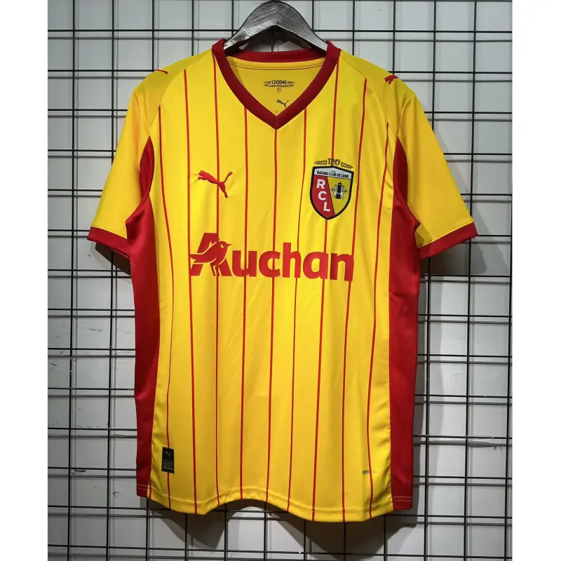 Camiseta RC Lens 2025/2026 Home Amarillo/Rojo
