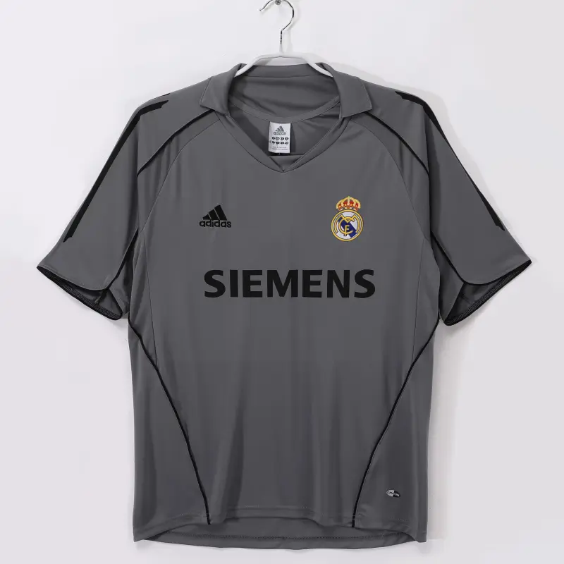 Camiseta Real Madrid 2005/06 Third Retro Gris