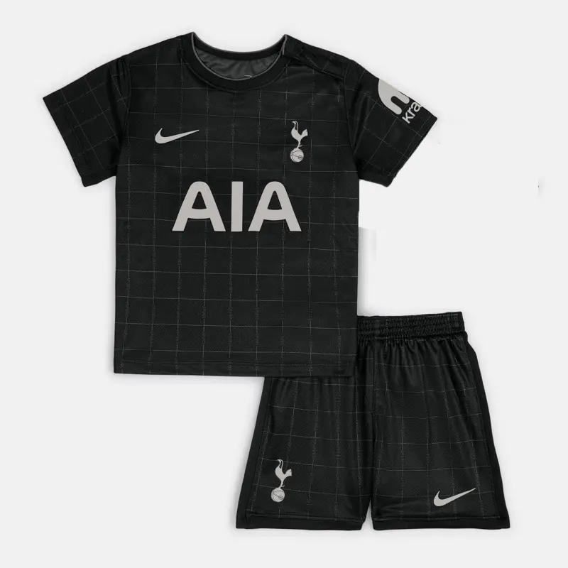 Camiseta Tottenham Hotspur 2025/2026 Away Negro Niño Kit