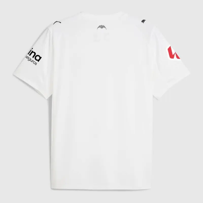 Camiseta Valencia 2025/2026 Home Blanco con Parche La Liga
