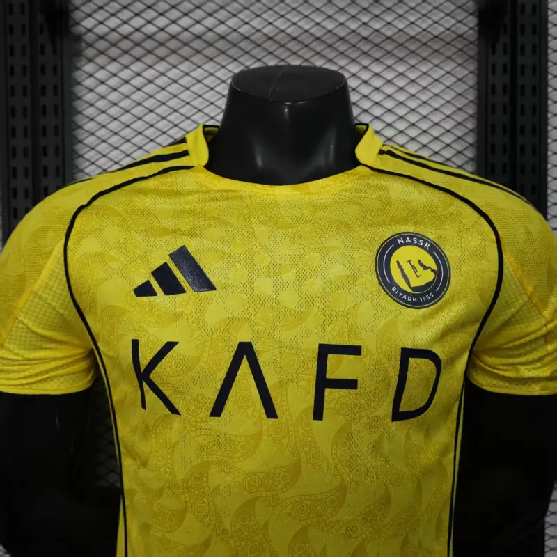 Camiseta Al Nassr 2025/2026 Home Amarillo (EDICIÓN JUGADOR)