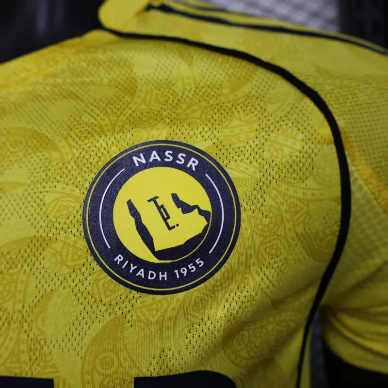 Camiseta Al Nassr 2025/2026 Home Amarillo (EDICIÓN JUGADOR)