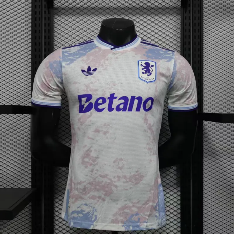 Camiseta Aston Villa 2025/2026 Third Blanco Roto (EDICIÓN JUGADOR)