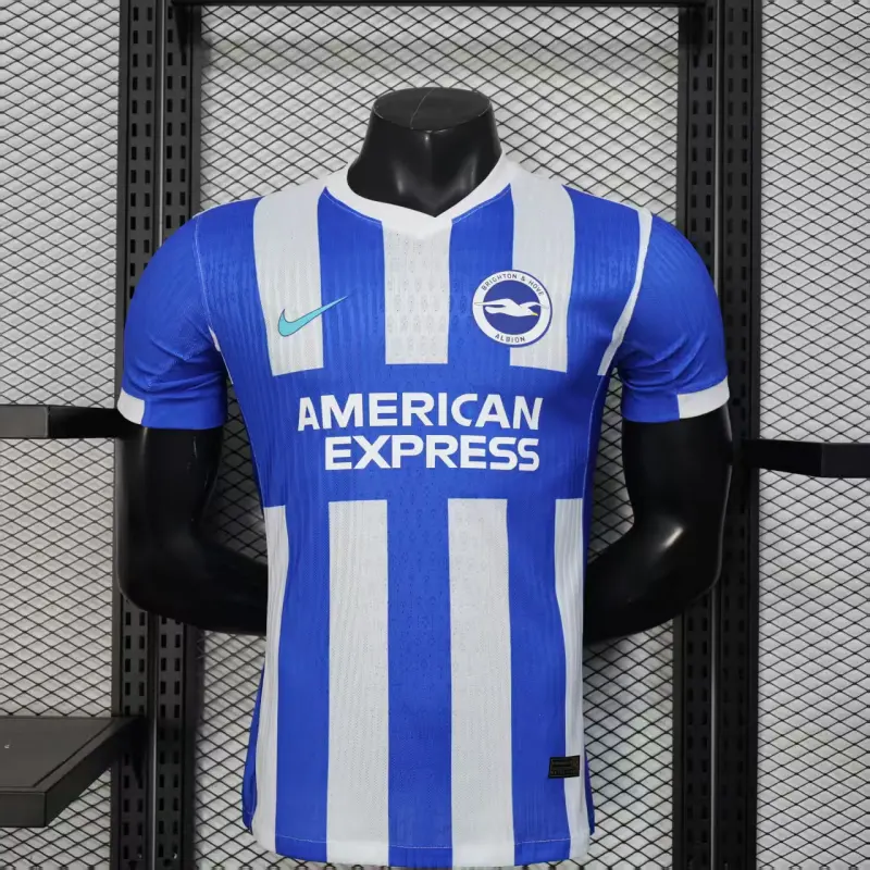 Camiseta Brighton 2025/2026 Home Azul/Blanco (EDICIÓN JUGADOR)