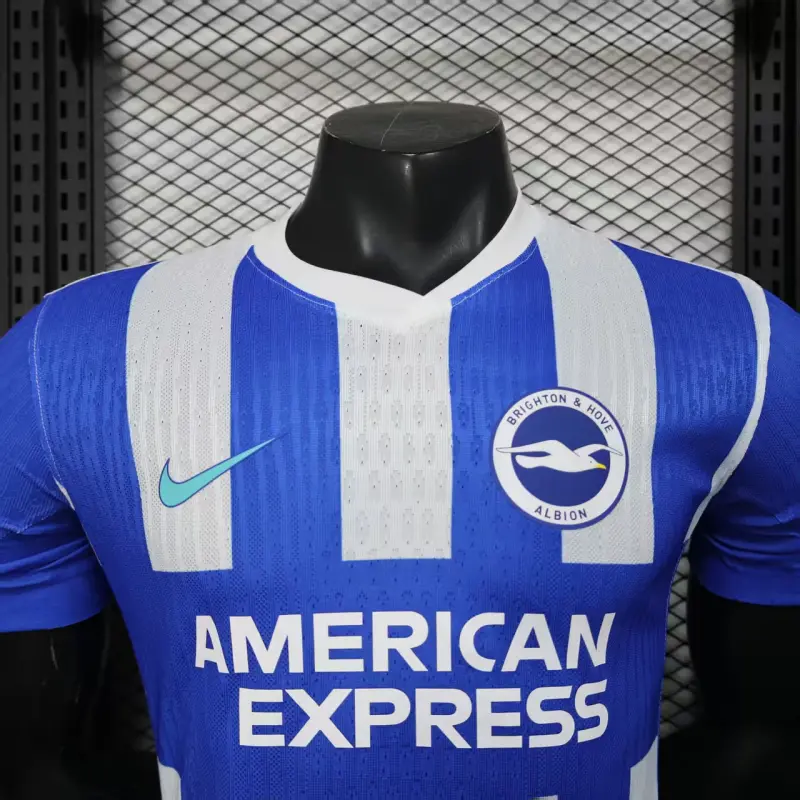 Camiseta Brighton 2025/2026 Home Azul/Blanco (EDICIÓN JUGADOR)