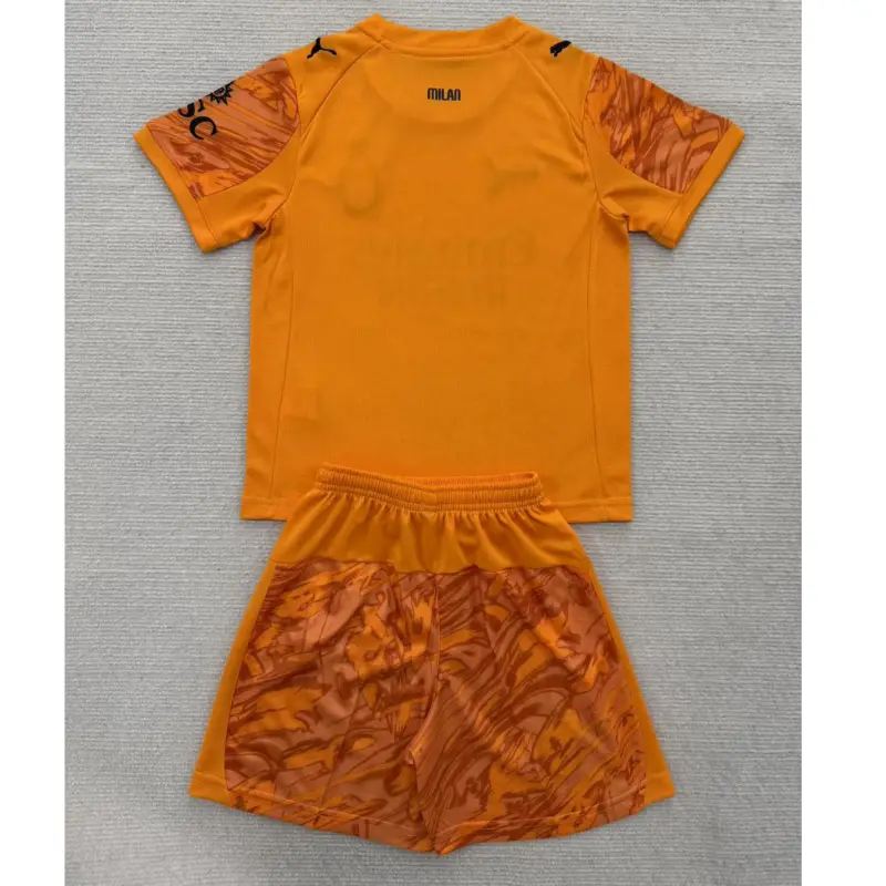 Camiseta de Portero AC Milan 2025/2026 Away Naranja