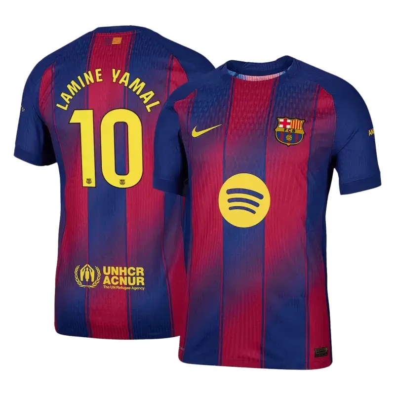 Camiseta Lamine Yamal 10 Barcelona Home 2025/2026