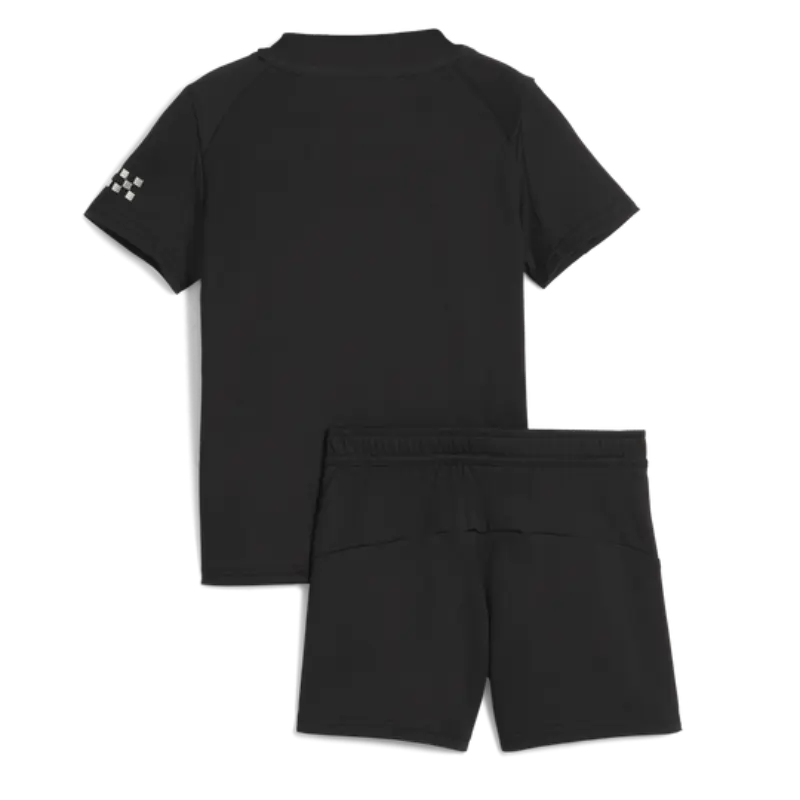 Camiseta Manchester City 2025/2026 Away Negro Niño Kit