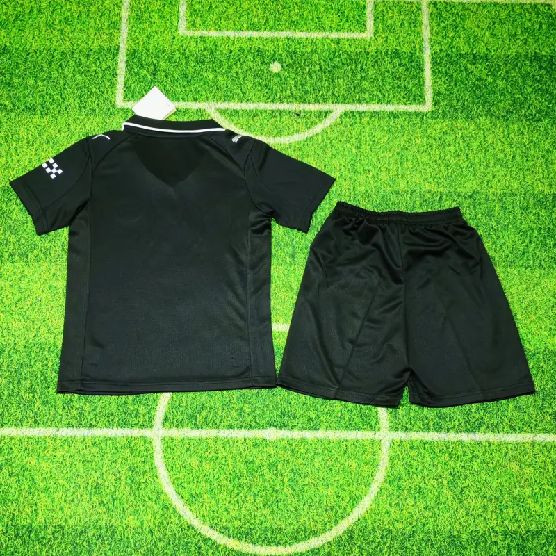 Camiseta Manchester City 2025/2026 Away Negro Niño Kit