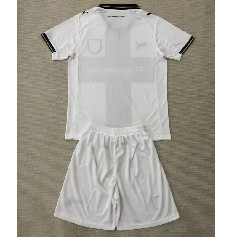 Camiseta Parma Calcio 2025/2026 Home Blanco/Negro Niño Kit