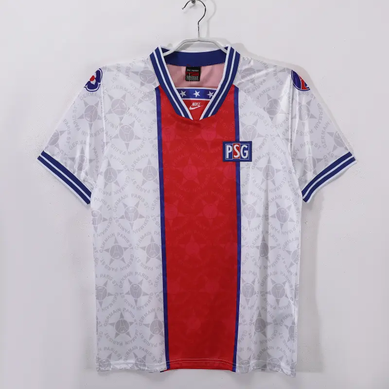 Camiseta PSG 1994/95 Away Retro Blanco/Rojo