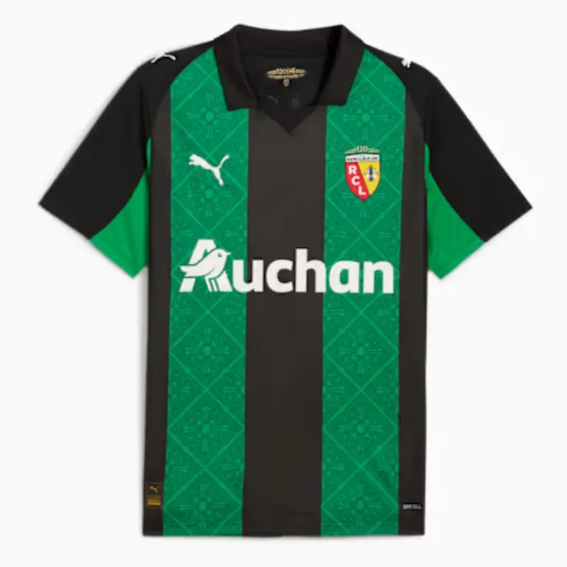 Camiseta RC Lens 2025/2026 Away Verde/Negro