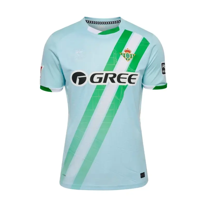 Camiseta Real Betis 2025/2026 Away Azul Claro con Parche La Liga