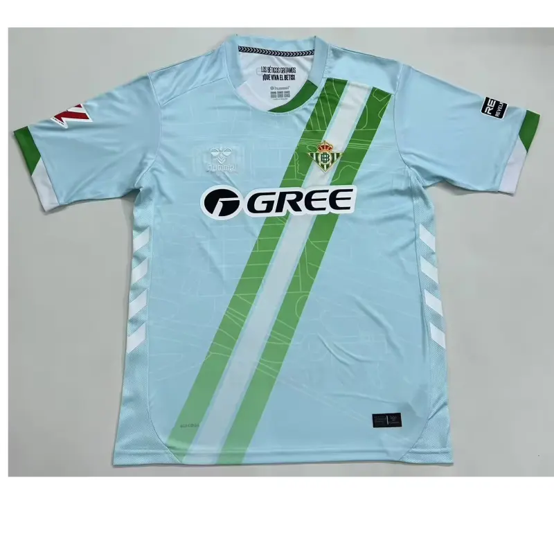 Camiseta Real Betis 2025/2026 Away Azul Claro con Parche La Liga