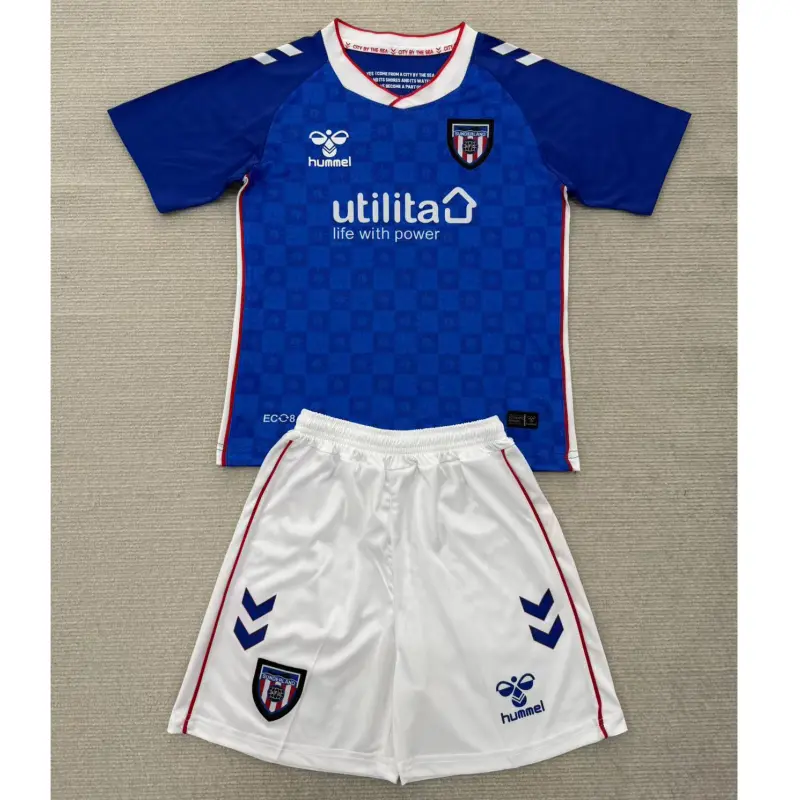 Camiseta Sunderland AFC 2025/2026 Away Azul Niño Kit