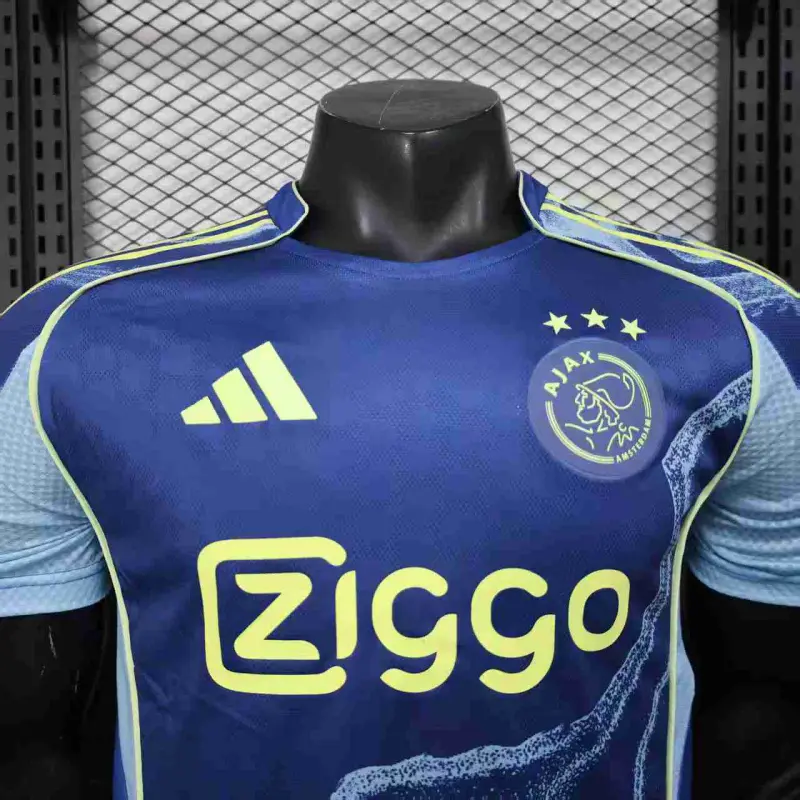Camiseta Ajax 2025/2026 Away Azul (EDICIÓN JUGADOR)