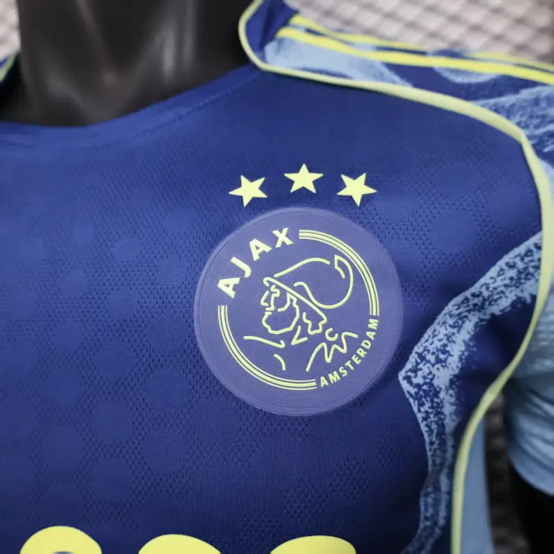 Camiseta Ajax 2025/2026 Away Azul (EDICIÓN JUGADOR)