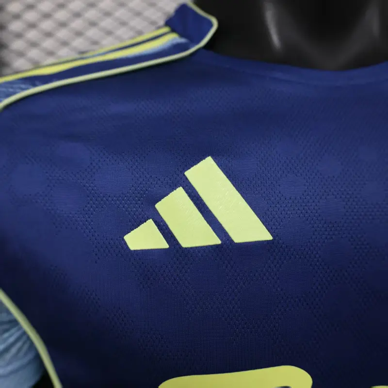 Camiseta Ajax 2025/2026 Away Azul (EDICIÓN JUGADOR)