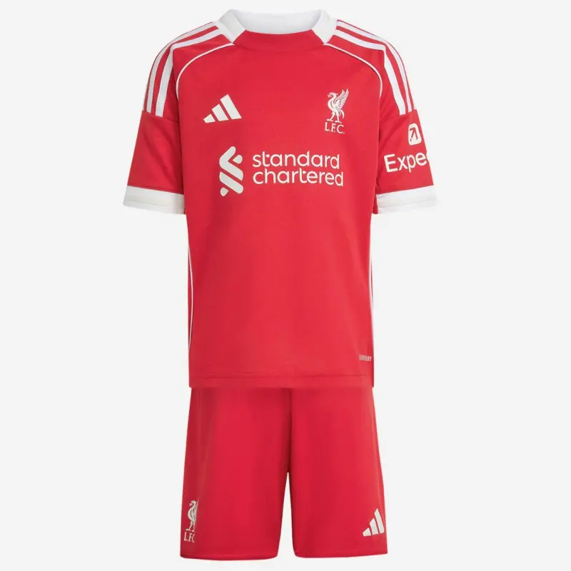 Camiseta Liverpool 2025/2026 Home Rojo Niño Kit