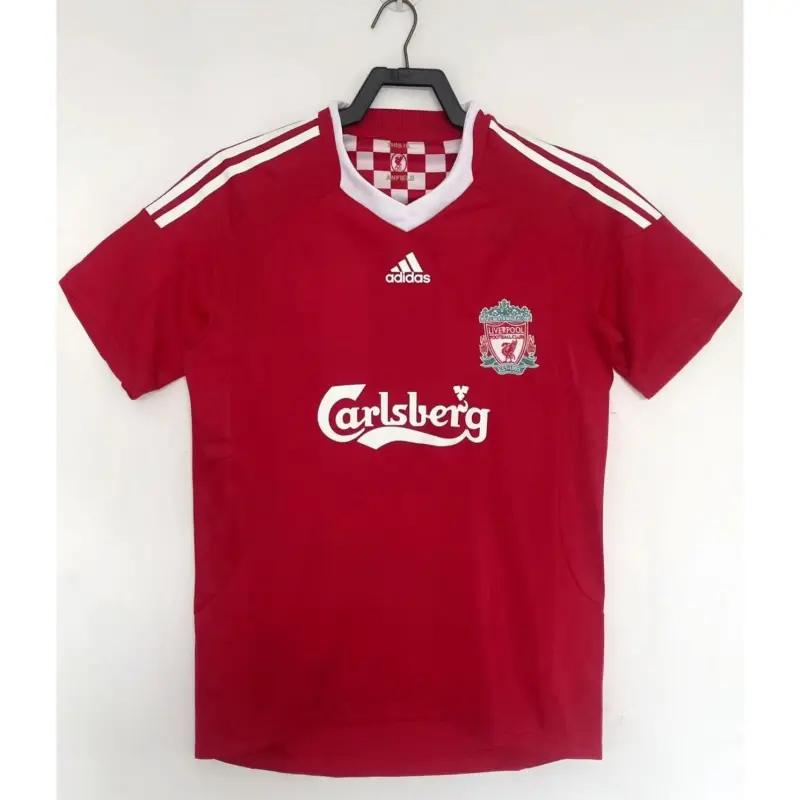 Camiseta Liverpool 2008/09 Home Retro Rojo