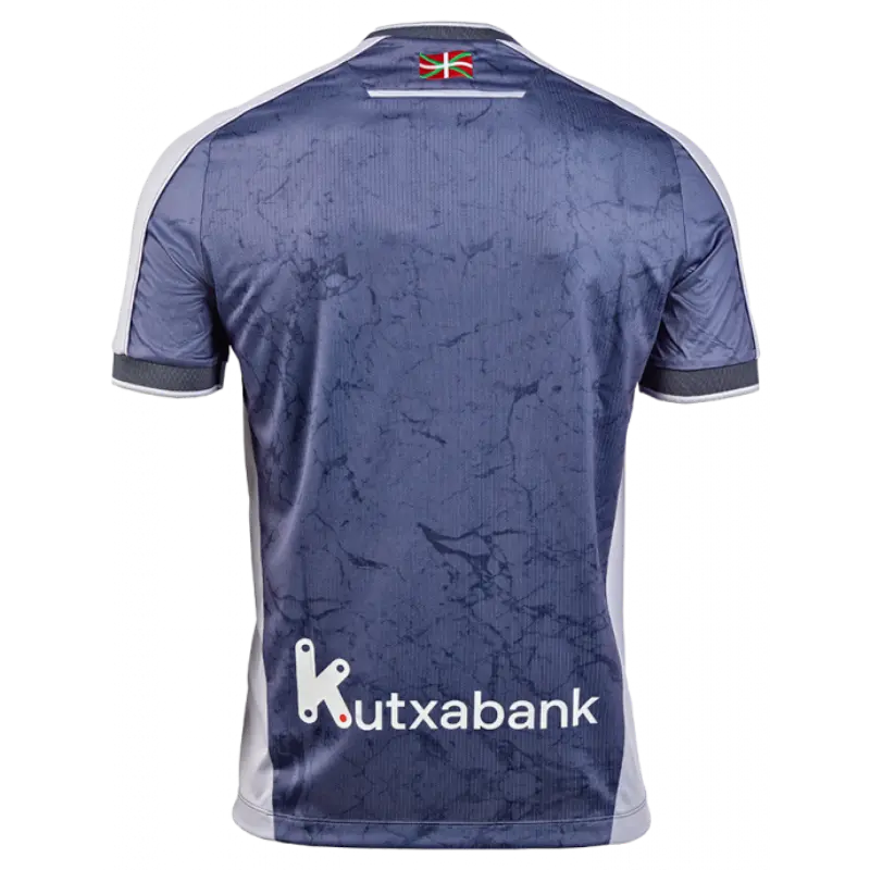 Camiseta Real Sociedad 2025/2026 Away Azul Marino/Gris con Parche La Liga